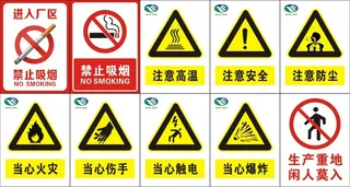 工厂安全标识