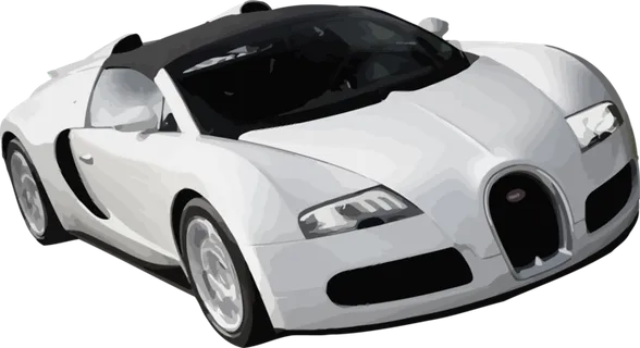 透明跑车素材小车汽车PNG免扣素材