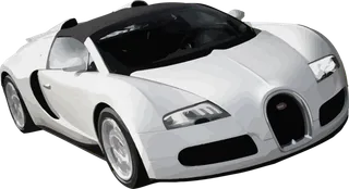 透明跑车素材小车汽车PNG免扣素材