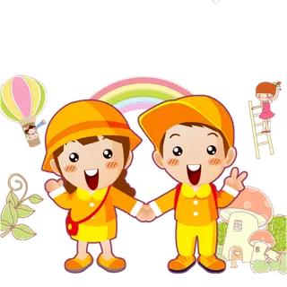 卡通 素材 人物 动画 插图