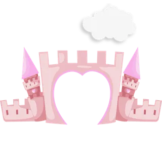 卡通风可爱城堡免扣PNG手绘插画图片 (62)