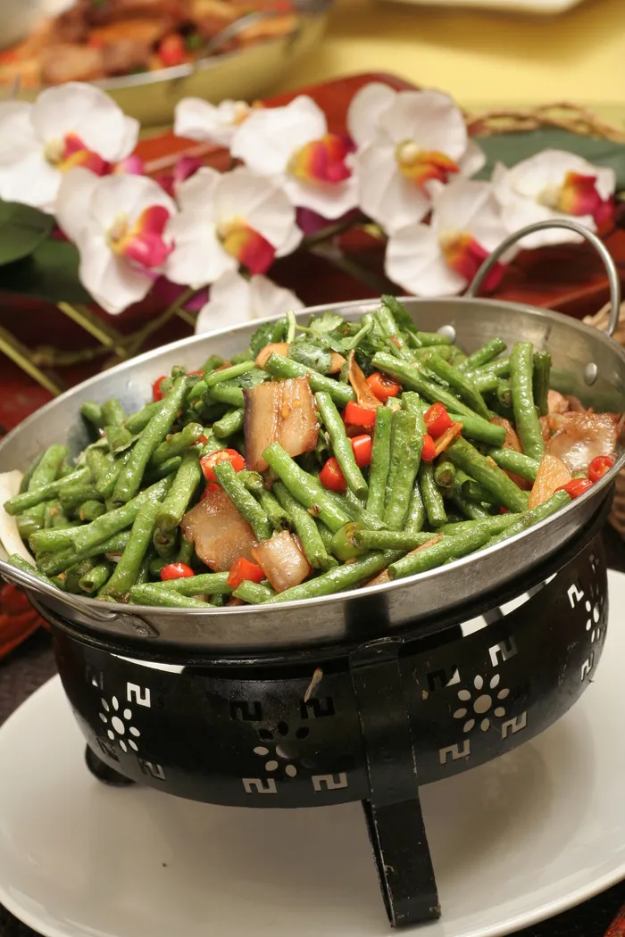 干锅菜豆角 (1)