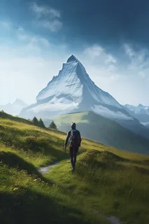 登山阳光冲劲背景 登山阳光冲劲背景