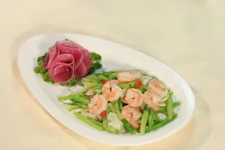 29绿笋百合炒虾球 永盛坊