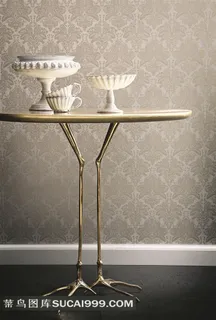 欧美室内效果图茶几