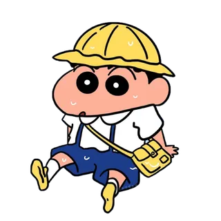 蜡笔小新摔倒卡通