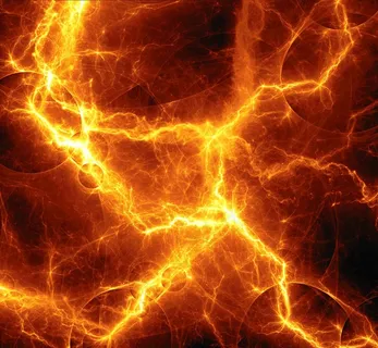 发光闪电火焰色