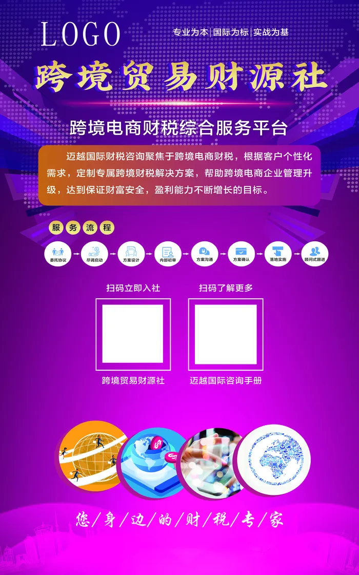 电商贸易海报cdr矢量模版下载