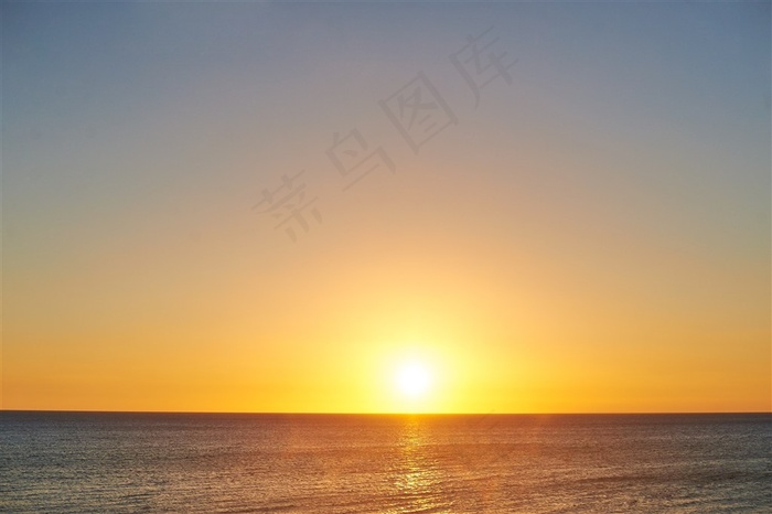 海上的日落图片
