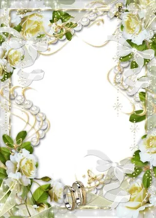 婚礼框架 PNG免抠