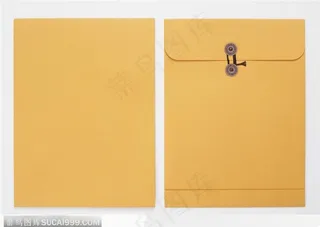 黄色的资料袋
