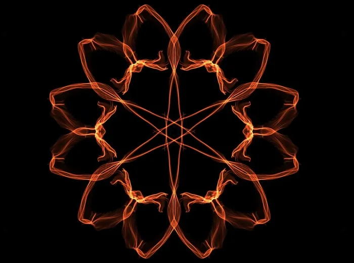 金色科幻灿烂背景素材