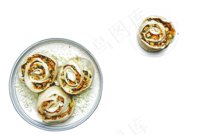 花卷馒头免扣素材