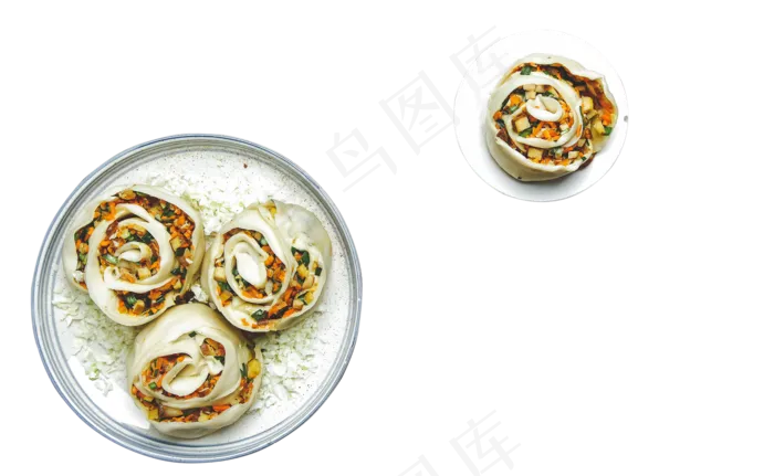 花卷馒头免扣素材