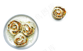 花卷馒头免扣素材