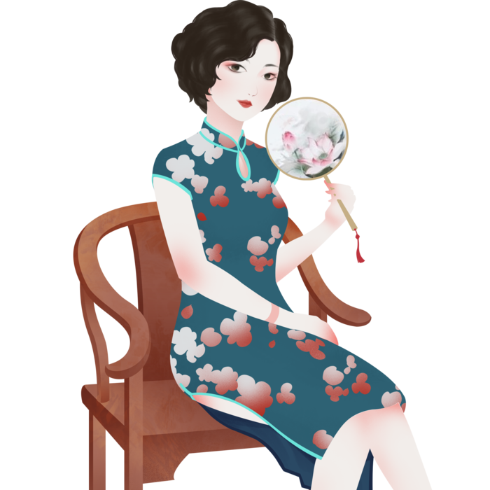传统旗袍美女 (134)