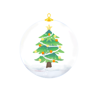 圣诞节平安夜圣诞树免扣素材圣诞元素