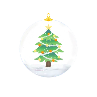 圣诞节平安夜圣诞树免扣素材圣诞元素