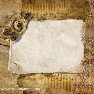 怀旧风格花框图片