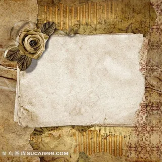 怀旧风格花框图片