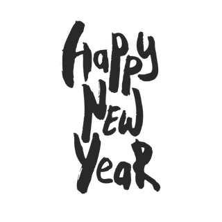 新年快乐英文艺术字