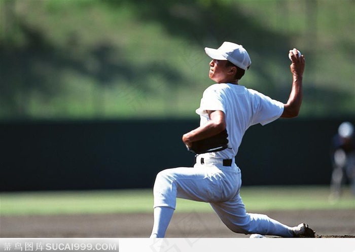 投球手（侧面半蹲）