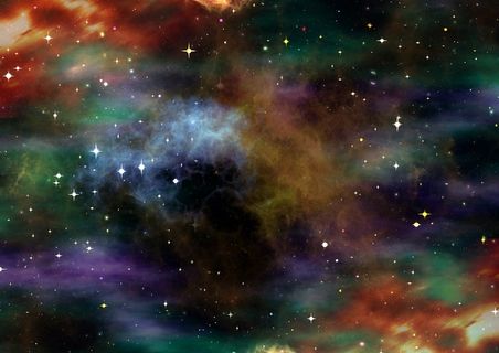 元宇宙世界天空风景背景墙