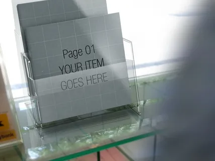 简约画册样机展示效果