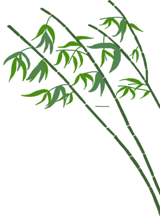 竹子水墨画中国风国画墨水书法竹子画