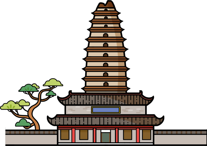 免扣小雁塔 