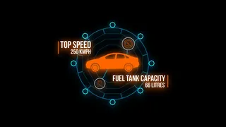 汽车赛博朋克科技图案素材