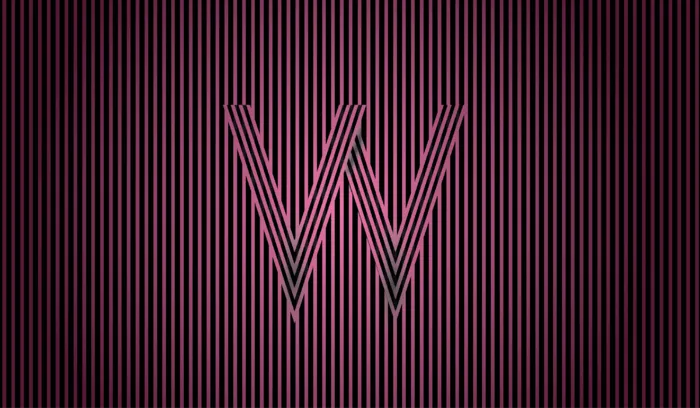 粉色W光影背景图ai矢量模版下载