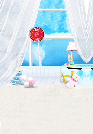 高清背景大图窗子与蓝天