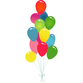 彩色气球群