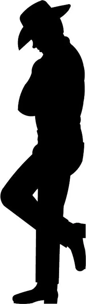 牛仔剪影 PNG免抠