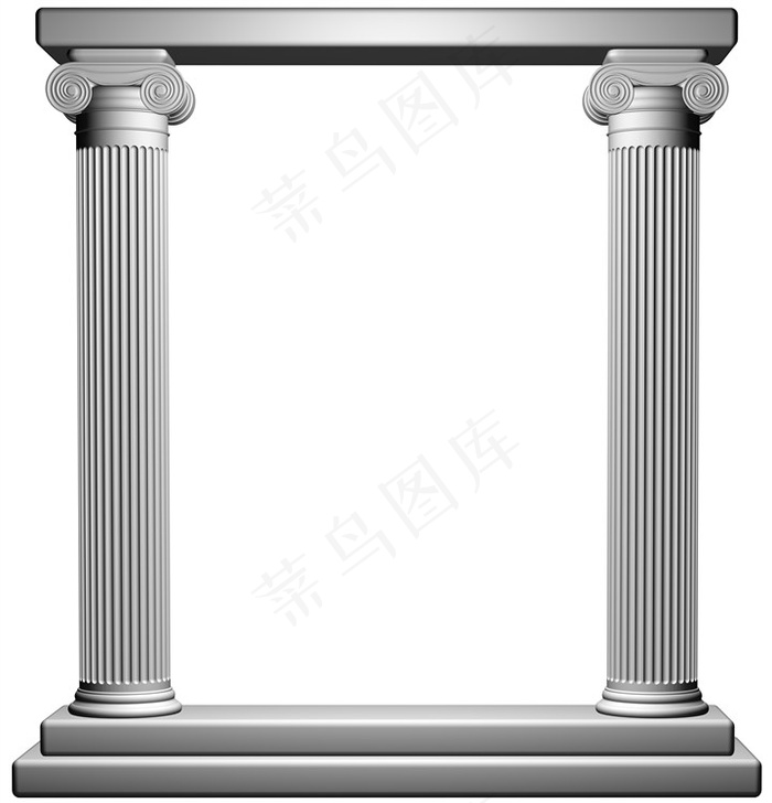 欧式罗马柱建筑