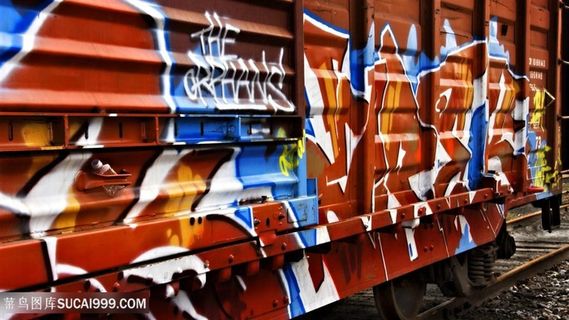 汽车火车涂鸦壁纸