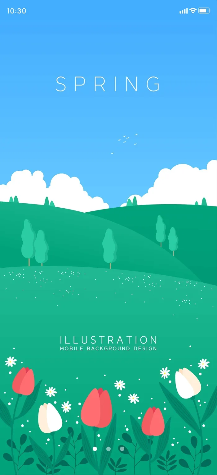 春天插画