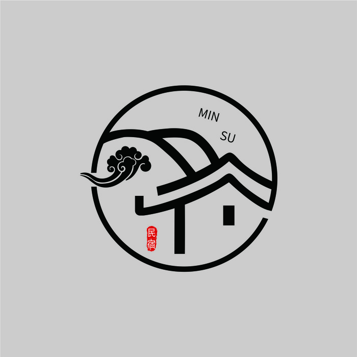 中式房产标志设计