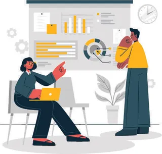 扁平化人物场景办公互联网等距ai矢量设计网页海报UI素材插画