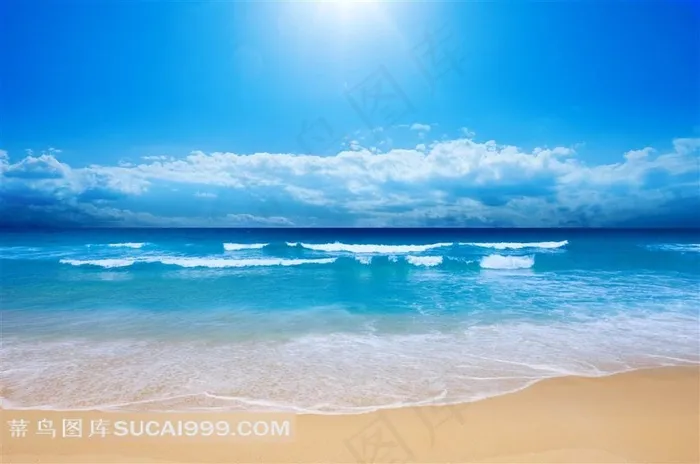 海边沙滩风景图片