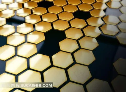 蜂巢炫酷创意壁纸设计素材