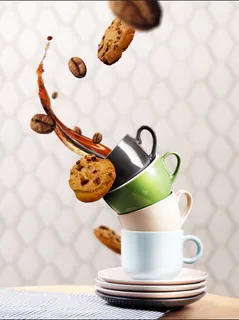 设计广告咖啡饼干素材