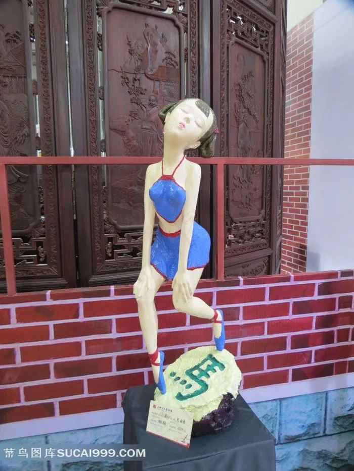 陶瓷福娃雕塑陶瓷