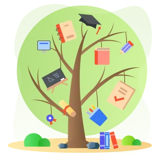 大树 素材 书本  成长