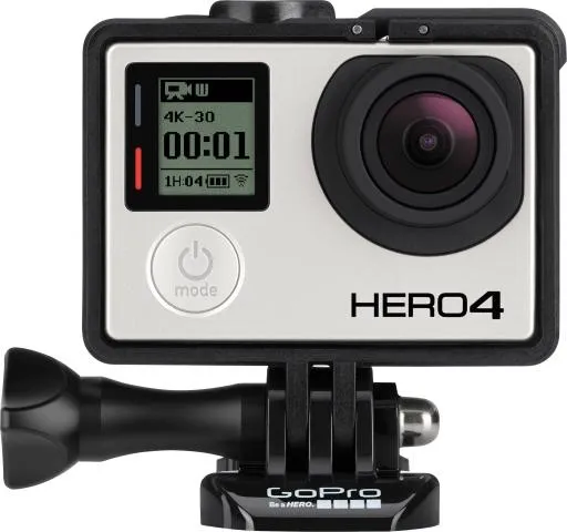 GoPro Hero 4 相机 PNG免抠(2498x2343)