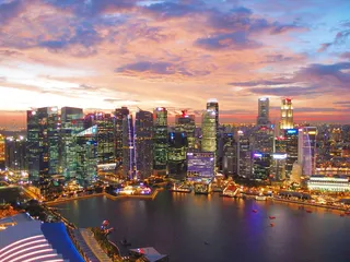 高清唯美城市夜景高楼大厦