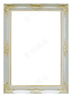 白色花纹相框画框边框底纹高清