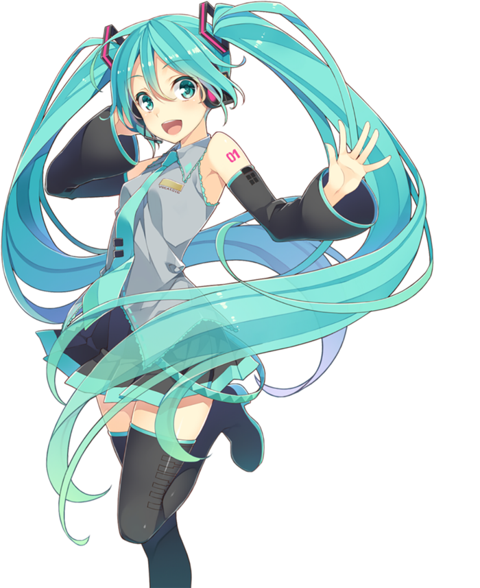 初音未来女孩卡通