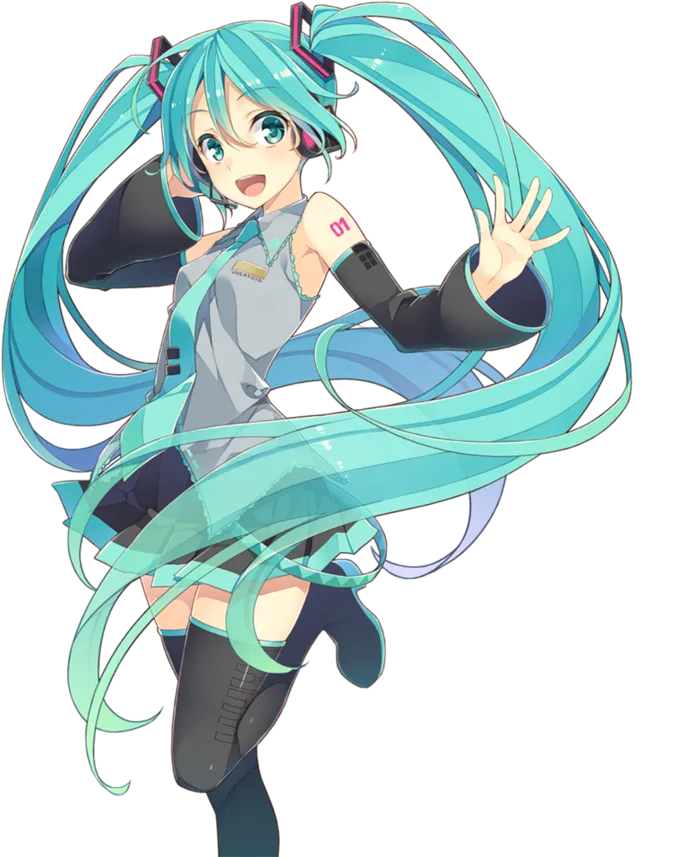 初音未来女孩卡通
